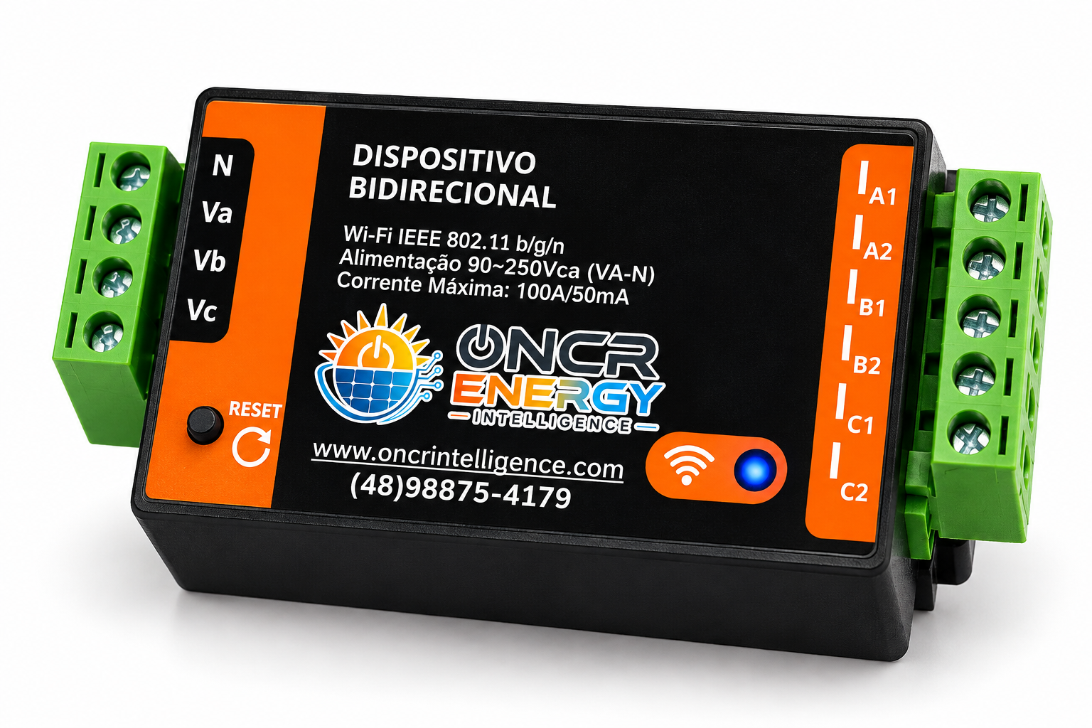 Equipamento de telemetria bidirecional ONCR Energy Intelligence